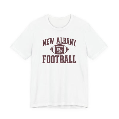 Adult Unisex New Albany Football Pride Graphic Short Sleeve Soft Tee