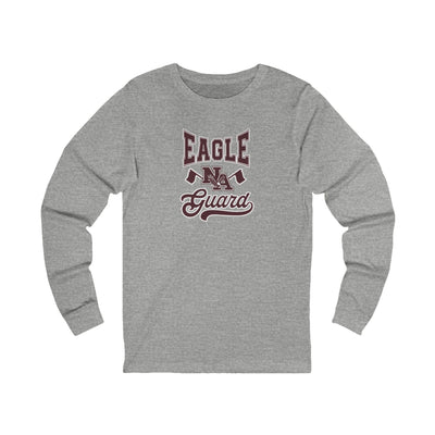 Adult Unisex Classic Varsity Eagle Guard Graphic Long Sleeve Soft Tee