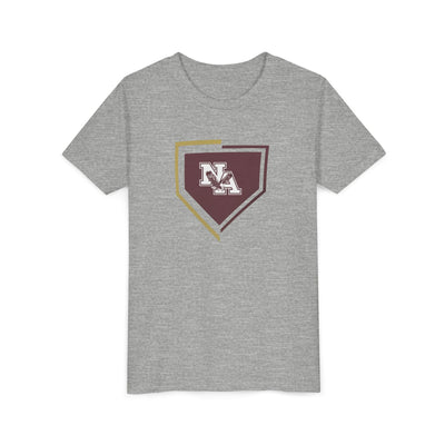 Youth New Albany Home Run Hype Graphic Short Sleeve Soft Tee
