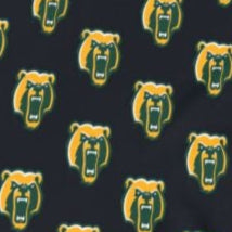 Youth Black Pajama Pants with Allover Brooke Bruin Print