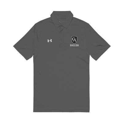 Adult Unisex Columbus Academy Vikings Soccer Under Armour Performance Polo with Logo Embroidery