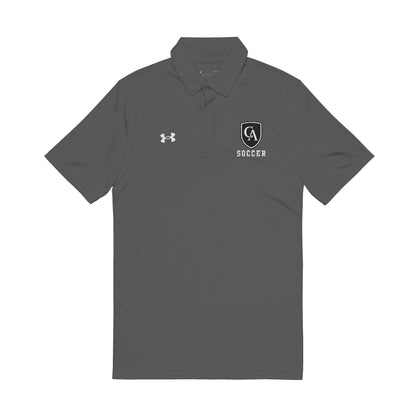 Adult Unisex Columbus Academy Vikings Soccer Under Armour Performance Polo with Logo Embroidery