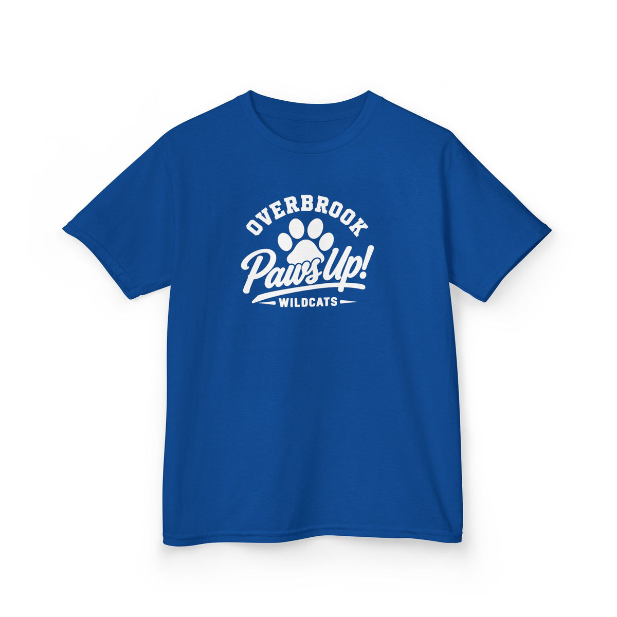 Youth Overbrook Elementary Paws Up Graphic Gildan Classic Tee