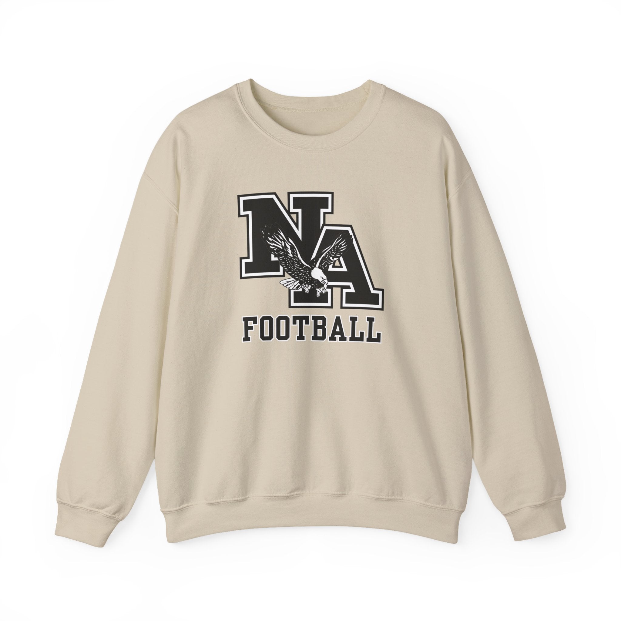 Adult Unisex Classic Logo Black Football Graphic Sweatshirt