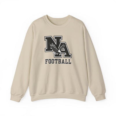 Adult Unisex Classic Logo Black Football Graphic Sweatshirt