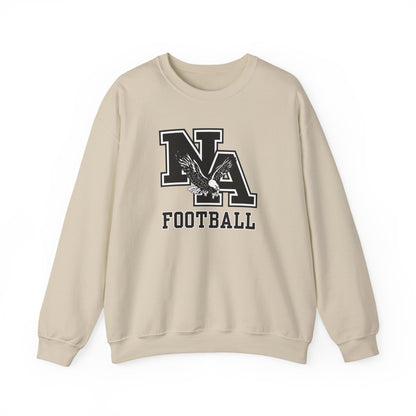 Adult Unisex Classic Logo Black Football Graphic Sweatshirt