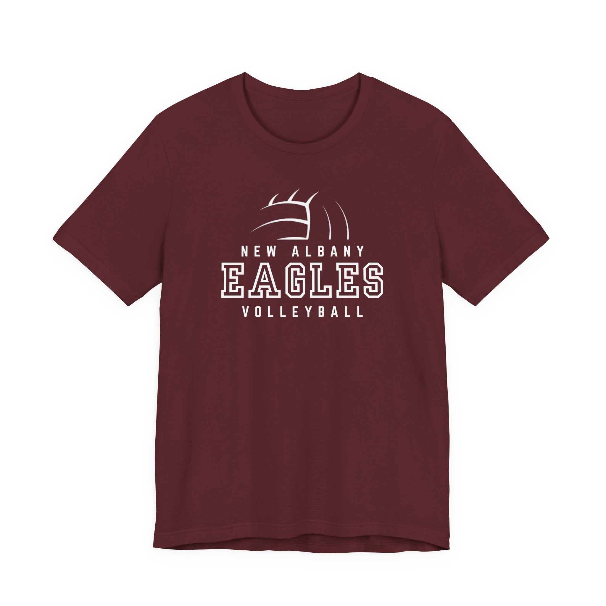 Copy of New Albany Eagles Volleyball Vintage Distressed Graphic Short Sleeve Soft Tee