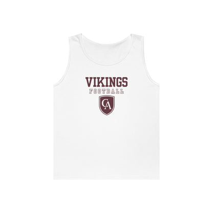 Adult Unisex Columbus Academy Vikings Football Graphic Gildan Heavy Blend Cotton Tank