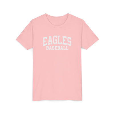 Youth New Albany Eagles Baseball Vintage Distressed Graphic Short Sleeve Soft Tee