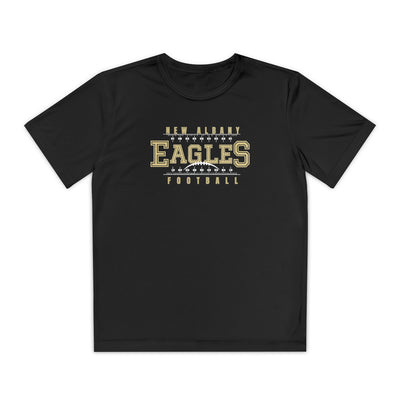 Youth New Albany Football Defend the Field Graphic Sport-Tek Competitor Performance Tee