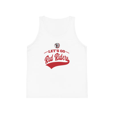 Youth Let's Go Red Riders Graphic Bella + Canvas Tank