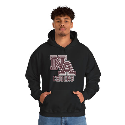 Adult Unisex Choirs Words NA Logo Graphic Hoodie