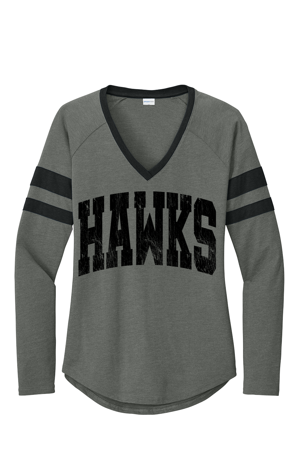 Women's Halftime Stripe V-Neck Tee