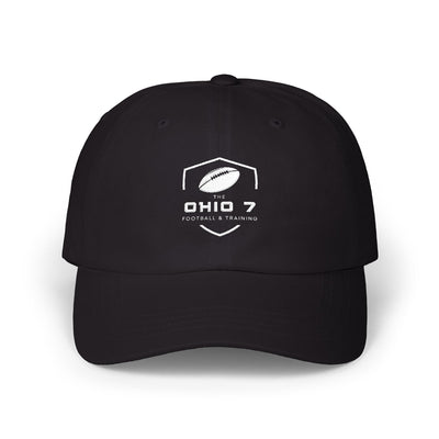 Adult Unisex The Ohio 7 White Embroidered Logo Dad Cap