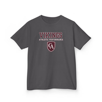 Youth Columbus Academy Vikings Athletic Performance Graphic Short Sleeve Gildan Heavy Tee