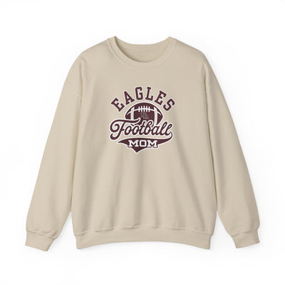 Adult Unisex Eagles Spirit Script Football Mom Graphic Sweatshirt