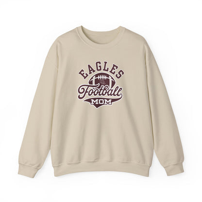 Adult Unisex Eagles Spirit Script Football Mom Graphic Sweatshirt