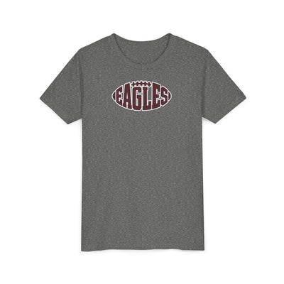 Youth New Albany Football Eagle Ball Graphic Short Sleeve Bella + Canvas Soft Tee