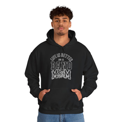 Adult Unisex Life is Better As A Band Mom Graphic Hoodie