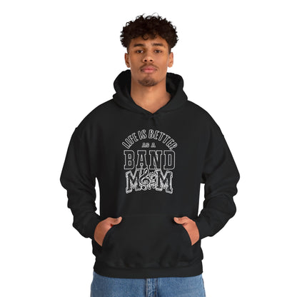 Adult Unisex Life is Better As A Band Mom Graphic Hoodie