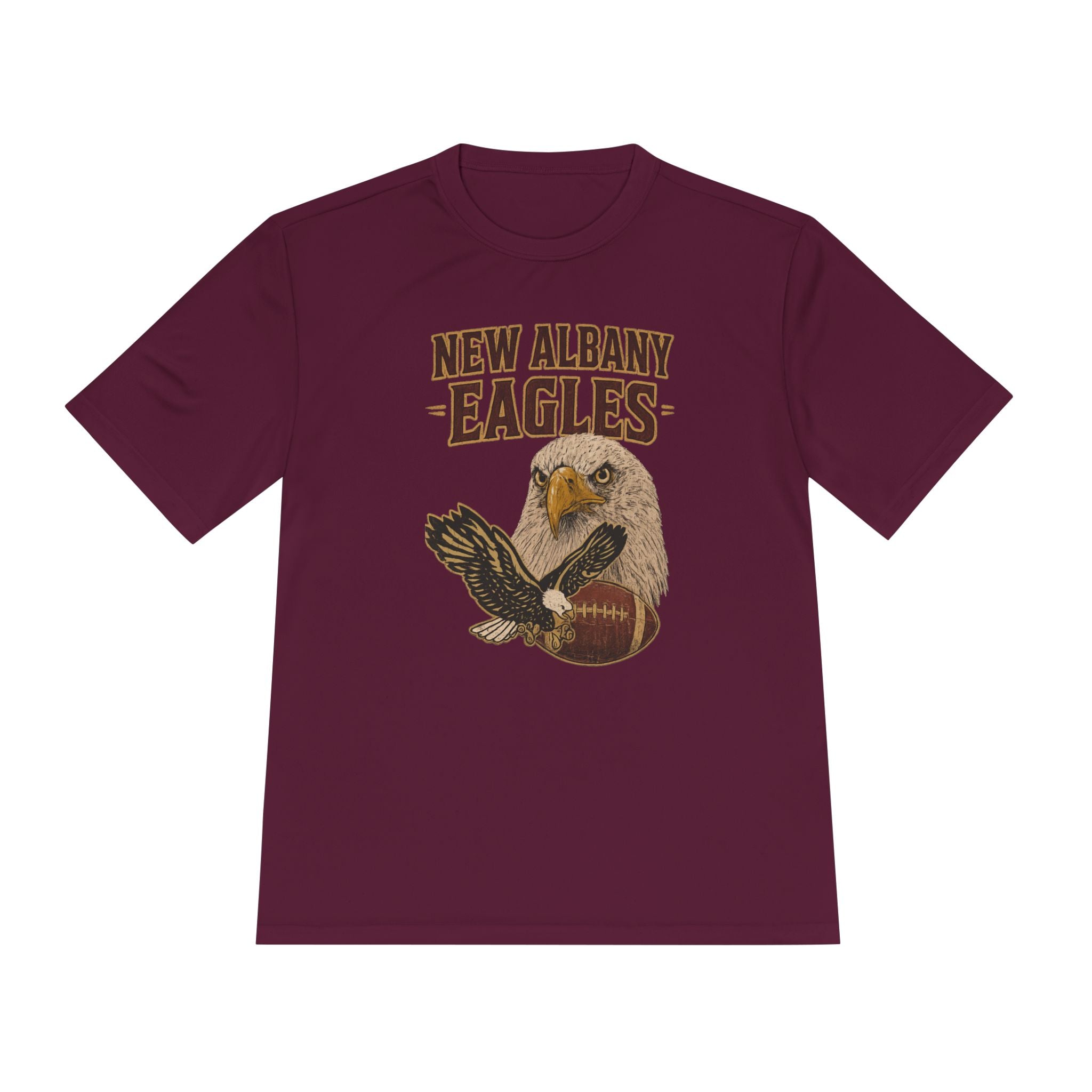 Adult Unisex New Albany Gridiron Eagle Graphic Sport-Tek Competitor Performance Tee
