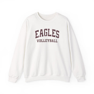 Adult Unisex New Albany Eagles Volleyball Vintage Distressed Graphic Sweatshirt