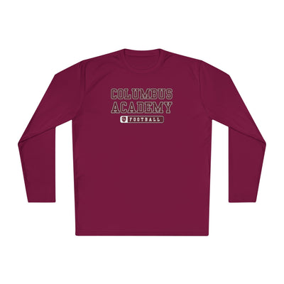 Adult Unisex Columbus Academy Football Graphic Sport-Tek Competitor Performance Long Sleeve Tee