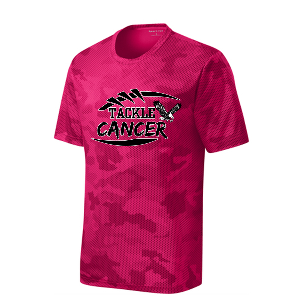 Youth Tackle Cancer Camo Performance Short Sleeve Graphic Tee