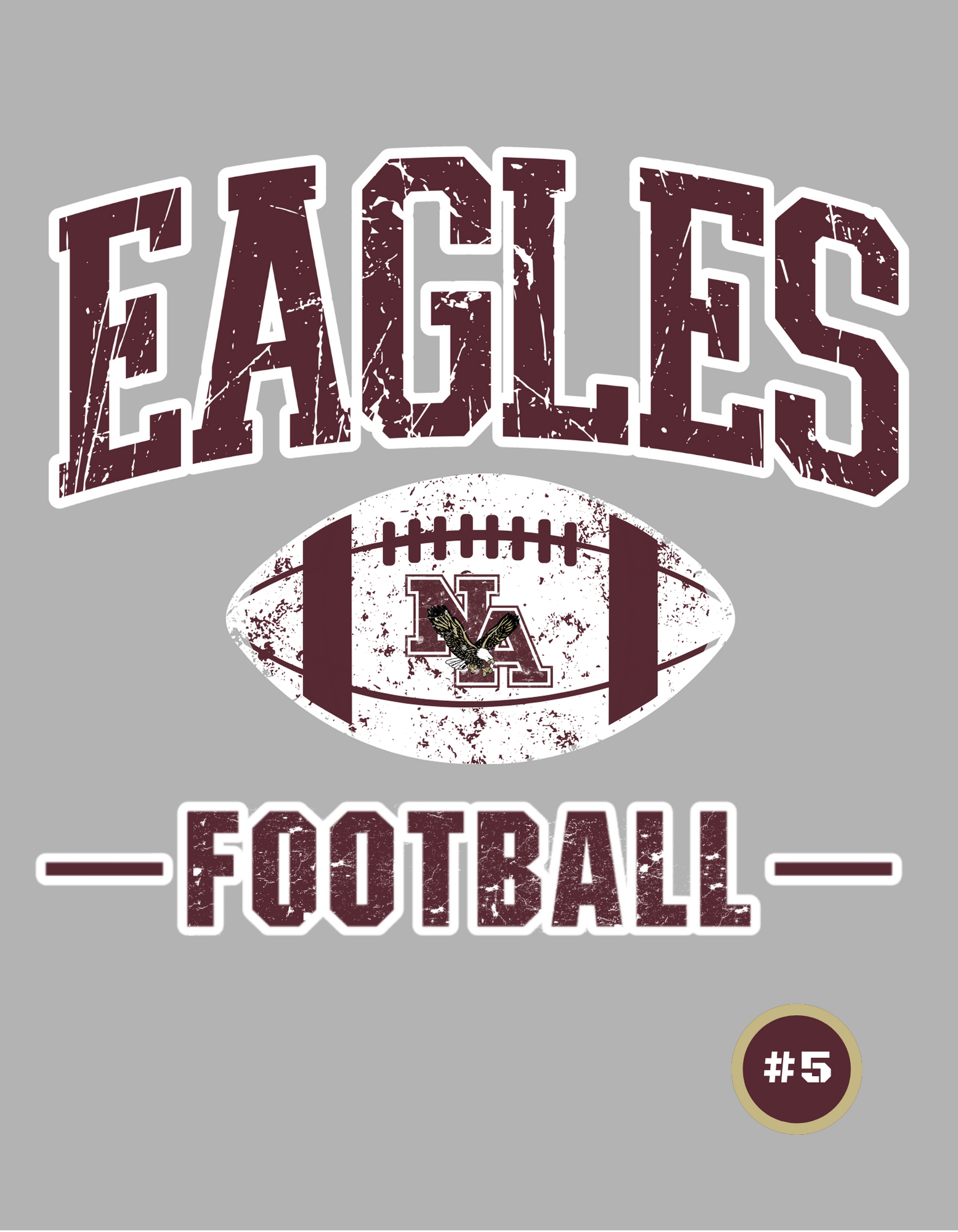 Women's Choose your Graphic Short Sleeve Boxy Crop Tee with Customized Back - New Albany Football