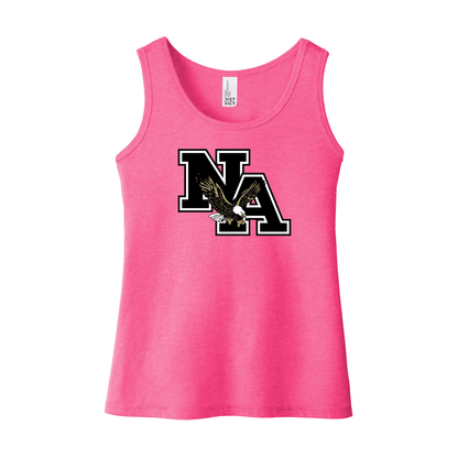 Girls Classic Logo Front/Back Print Tank - New Albany Eagles