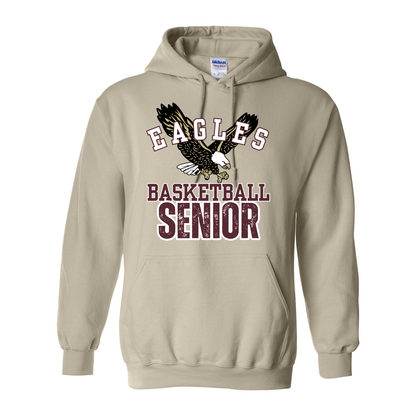 Adult Unisex Flying Eagle Basketball Senior Graphic Hoodie