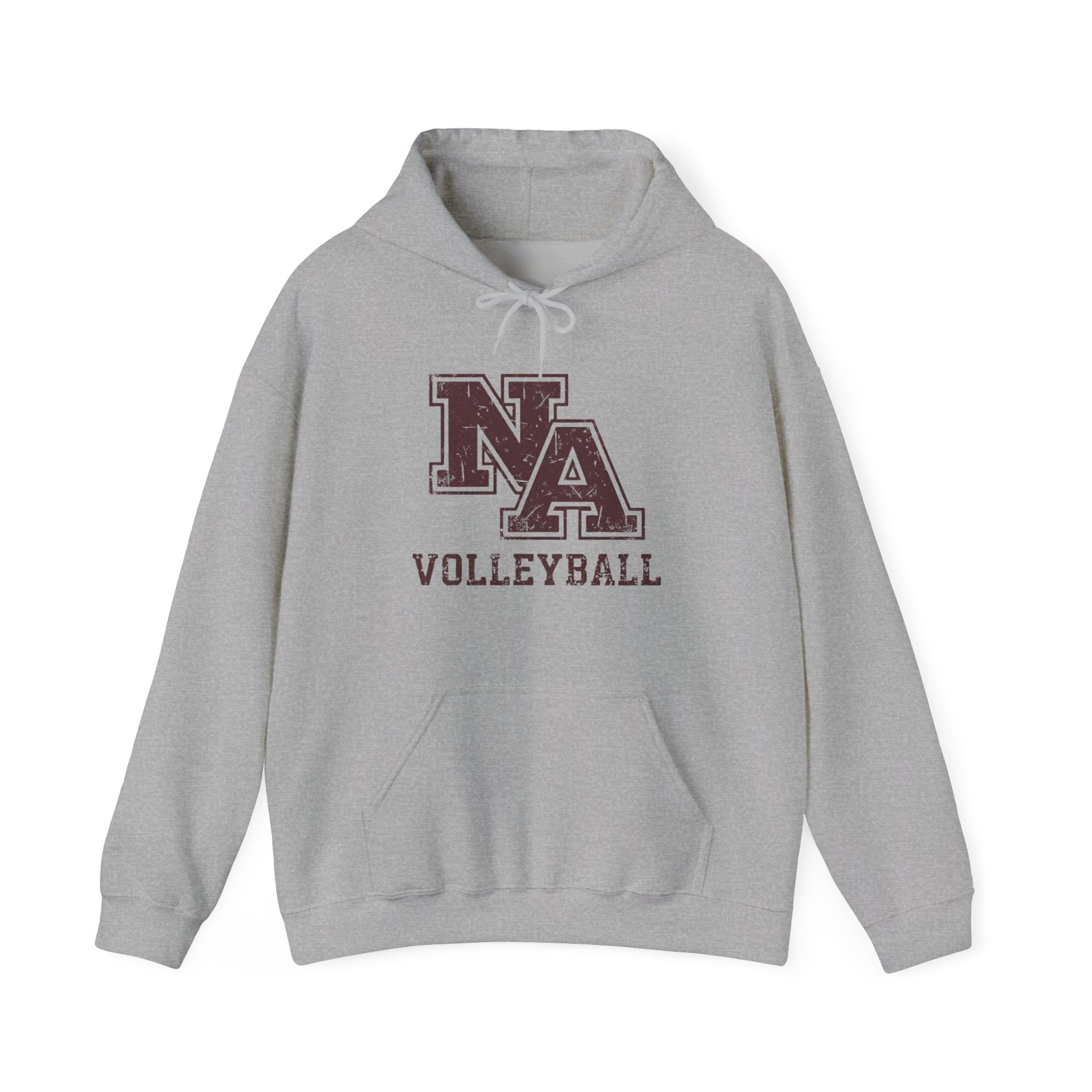 Adult Unisex New Albany Volleyball Vintage Vibe Logo Graphic Hoodie