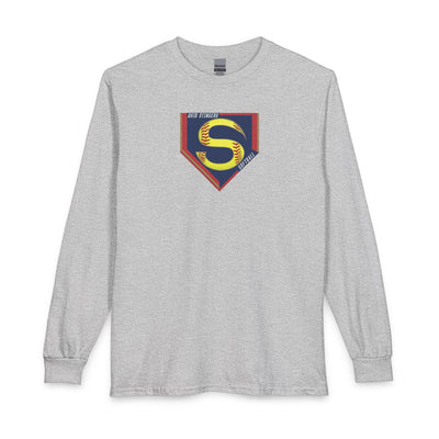 Adult Unisex Stingers Softball Logo Graphic Long Sleeve Gildan Tee
