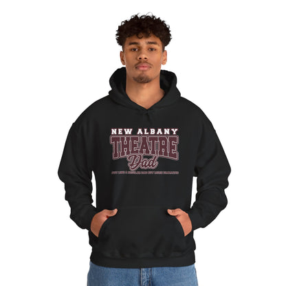 Adult Unisex New Albany Theatre Dramatic Dad Graphic Hoodie