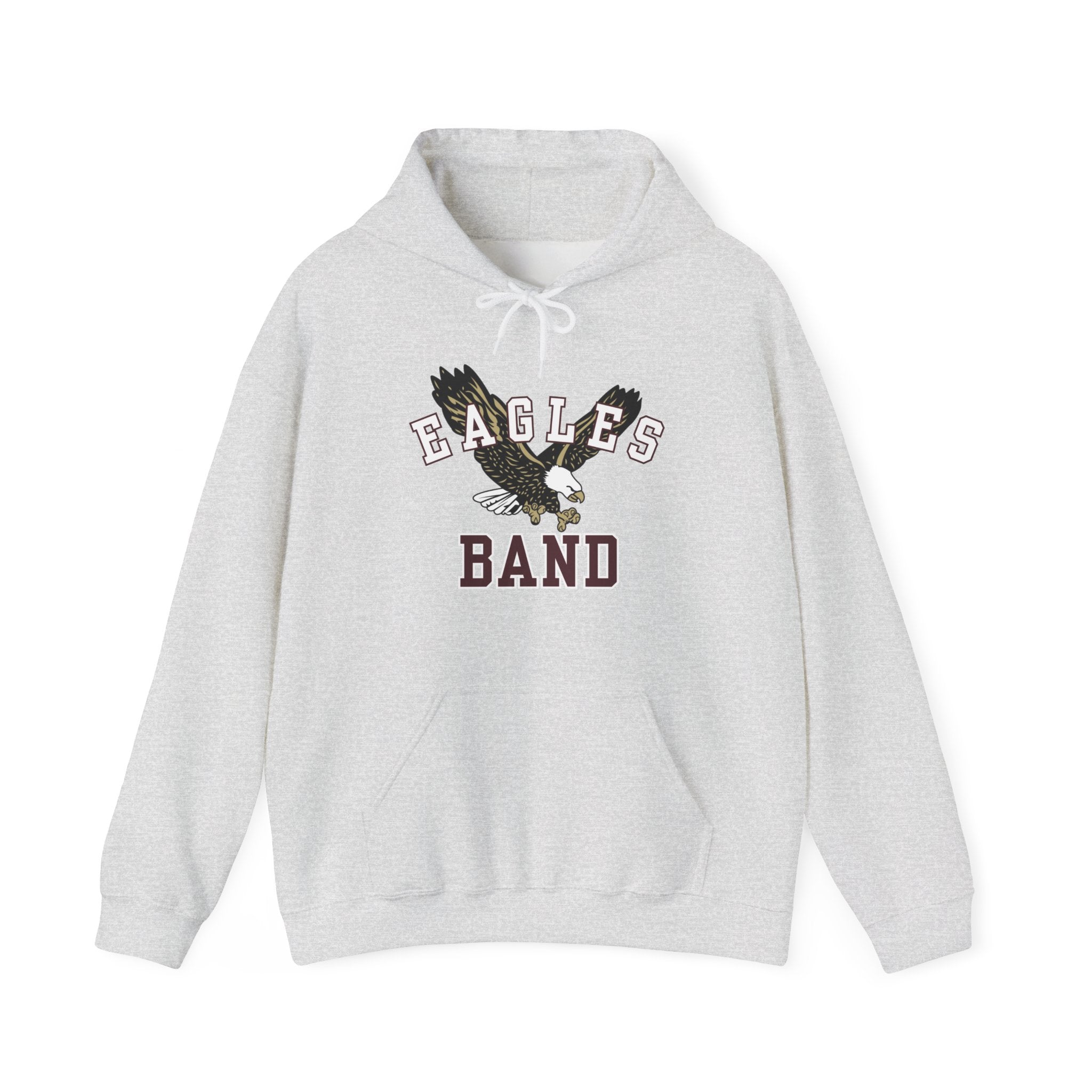 Adult Unisex Flying Band Eagle Graphic Hoodie