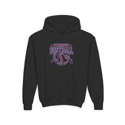 Youth Stingers Softball Spirit Bow Graphic Hoodie