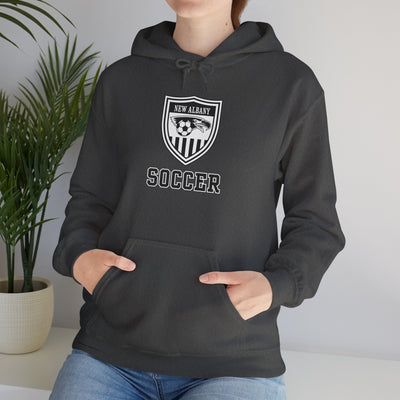 Adult Unisex New Albany Youth Soccer League Crest Graphic Hoodie