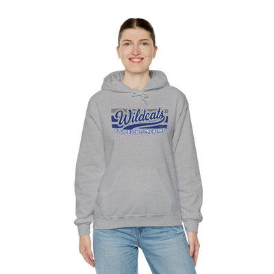 Adult Unisex Overbrook Elementary Wildcats Vintage Distressed Spirit Graphic Hoodie