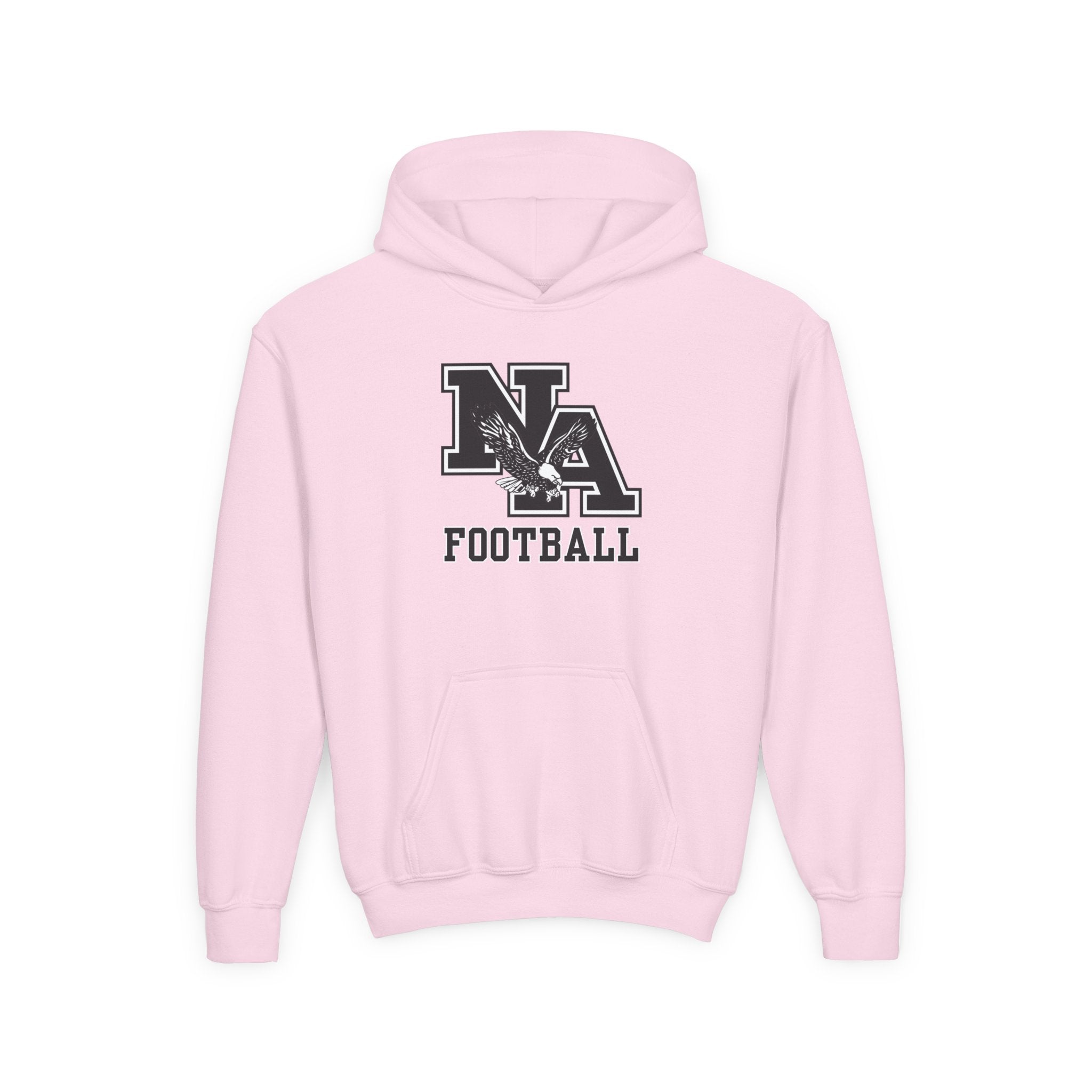 Youth Classic Logo Black Football Graphic Hoodie