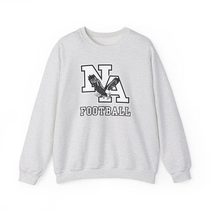 Adult Unisex Classic Logo White Football Graphic Sweatshirt