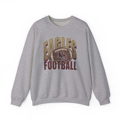 Adult Unisex New Albany First-Down Distressed Football Graphic Sweatshirt