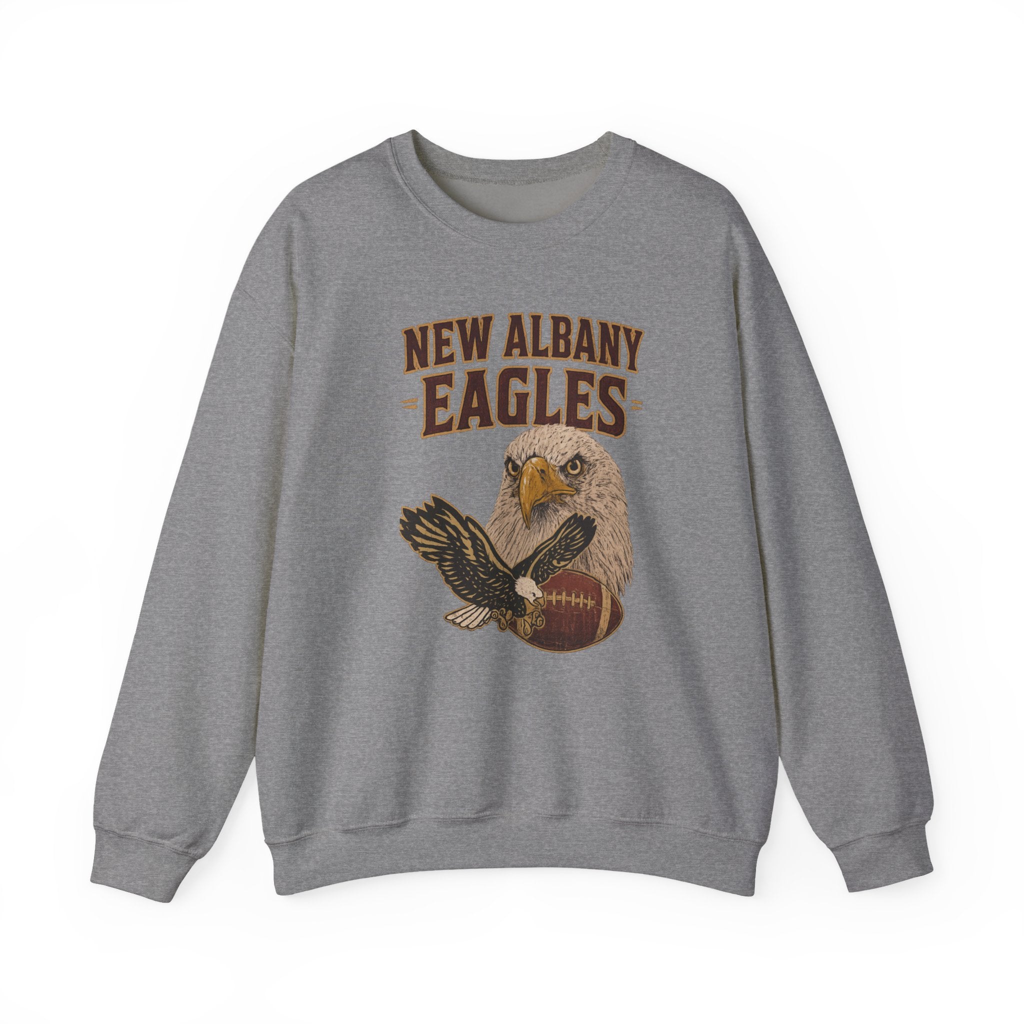 Adult Unisex New Albany Gridiron Eagle Graphic Sweatshirt