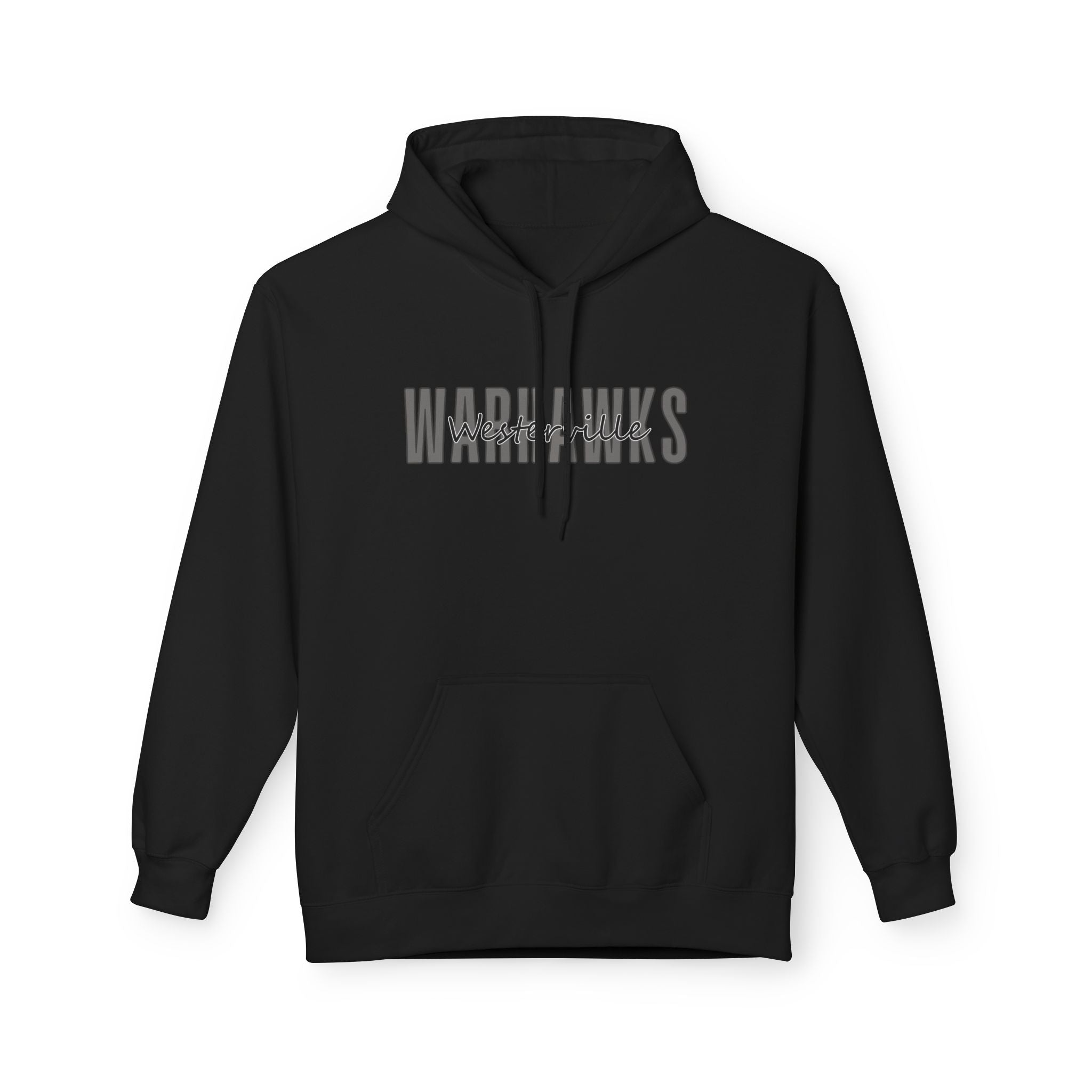 Adult Unisex Westerville Central Warhawks Spirit Script Graphic Soft Style Hoodie