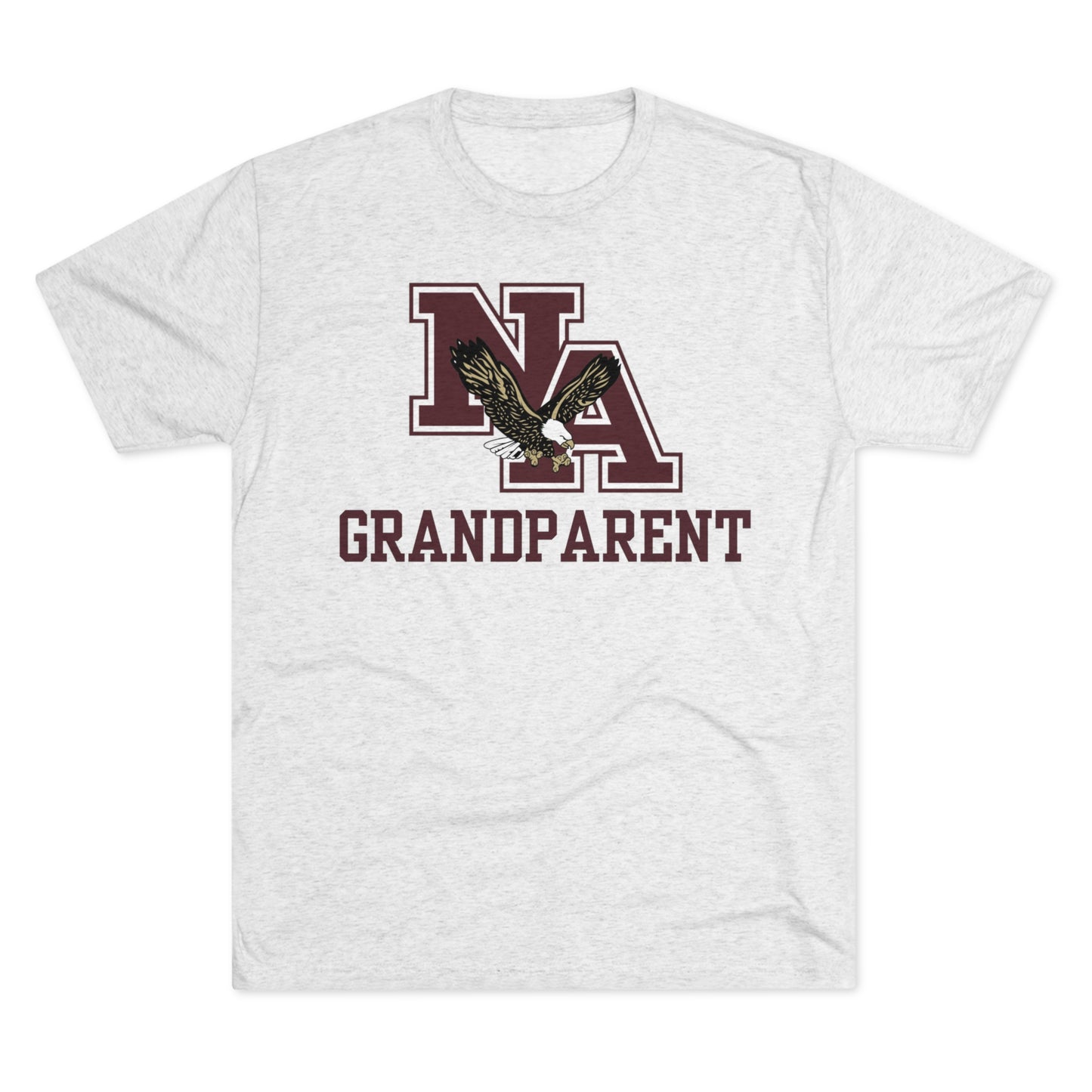 Adult Unisex Super Soft Team Grandparent Short Sleeve Graphic Tee - New Albany Eagles