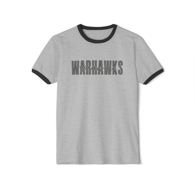 Adult Unisex Westerville Central Warhawks Spirit Script Graphic Short Sleeve Ringer Tee