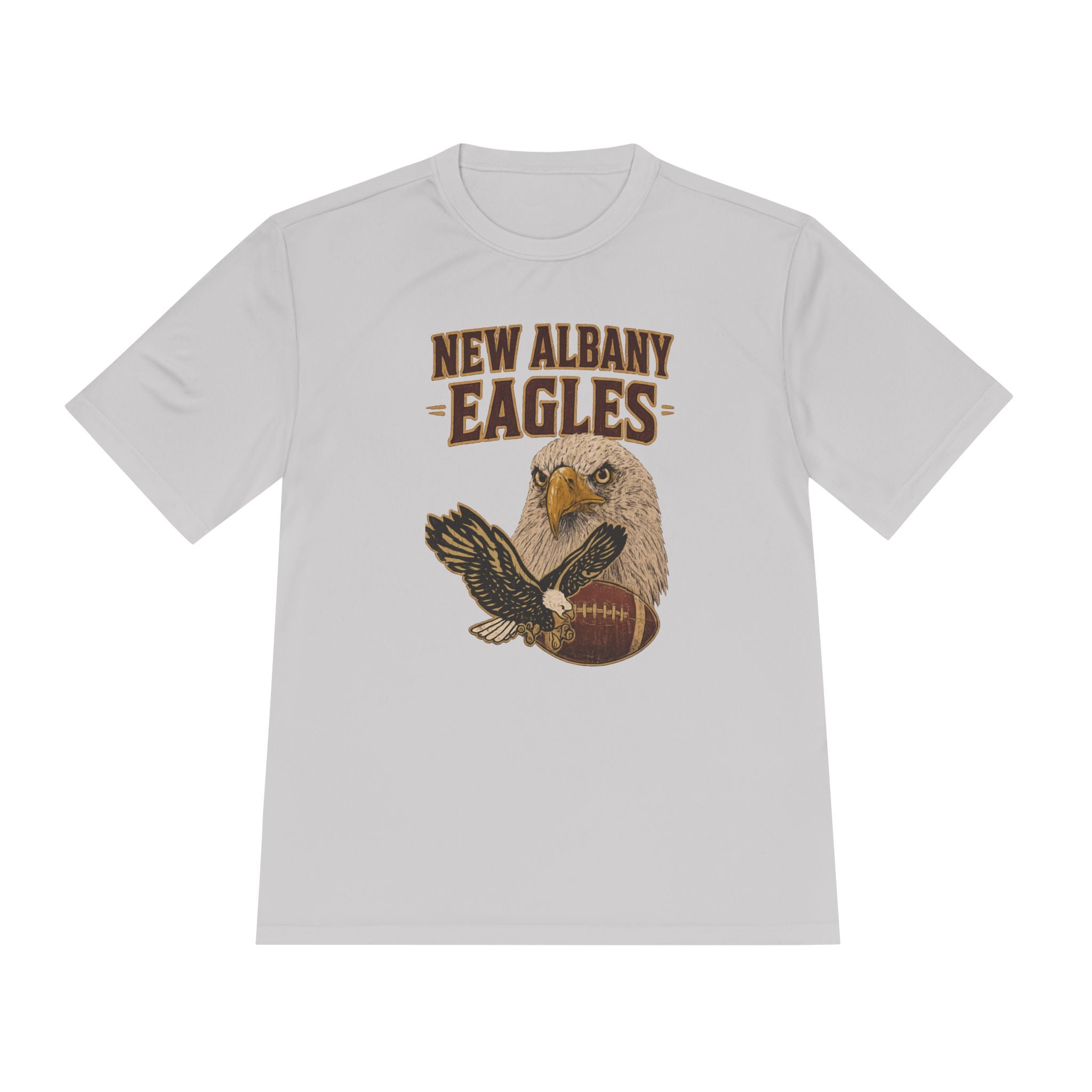 Adult Unisex New Albany Gridiron Eagle Graphic Sport-Tek Competitor Performance Tee