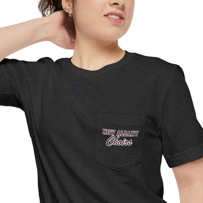 Adult Unisex New Albany Choirs Heart Graphic Pocket T-shirt