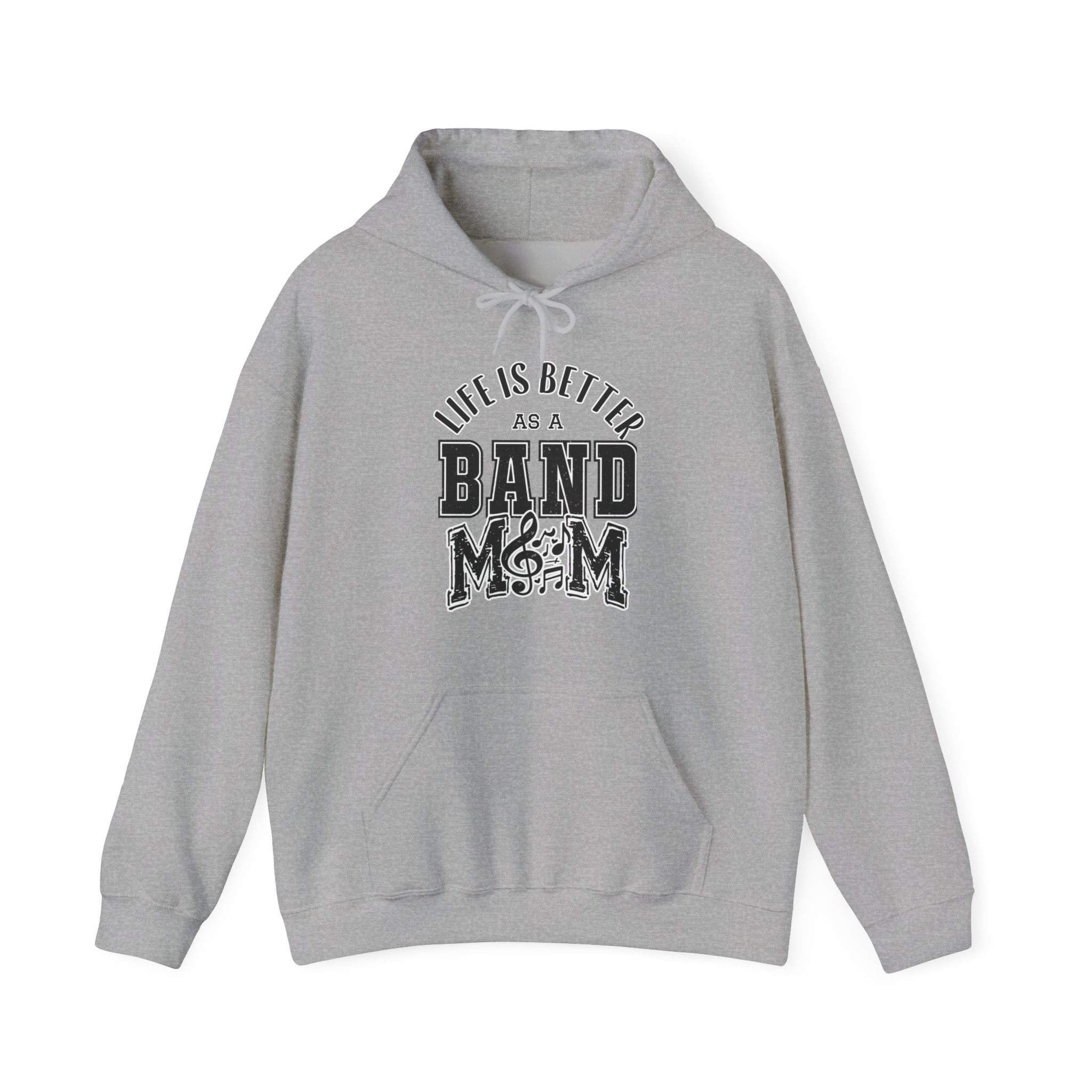 Adult Unisex Life is Better As A Band Mom Graphic Hoodie