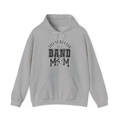 Adult Unisex Life is Better As A Band Mom Graphic Hoodie