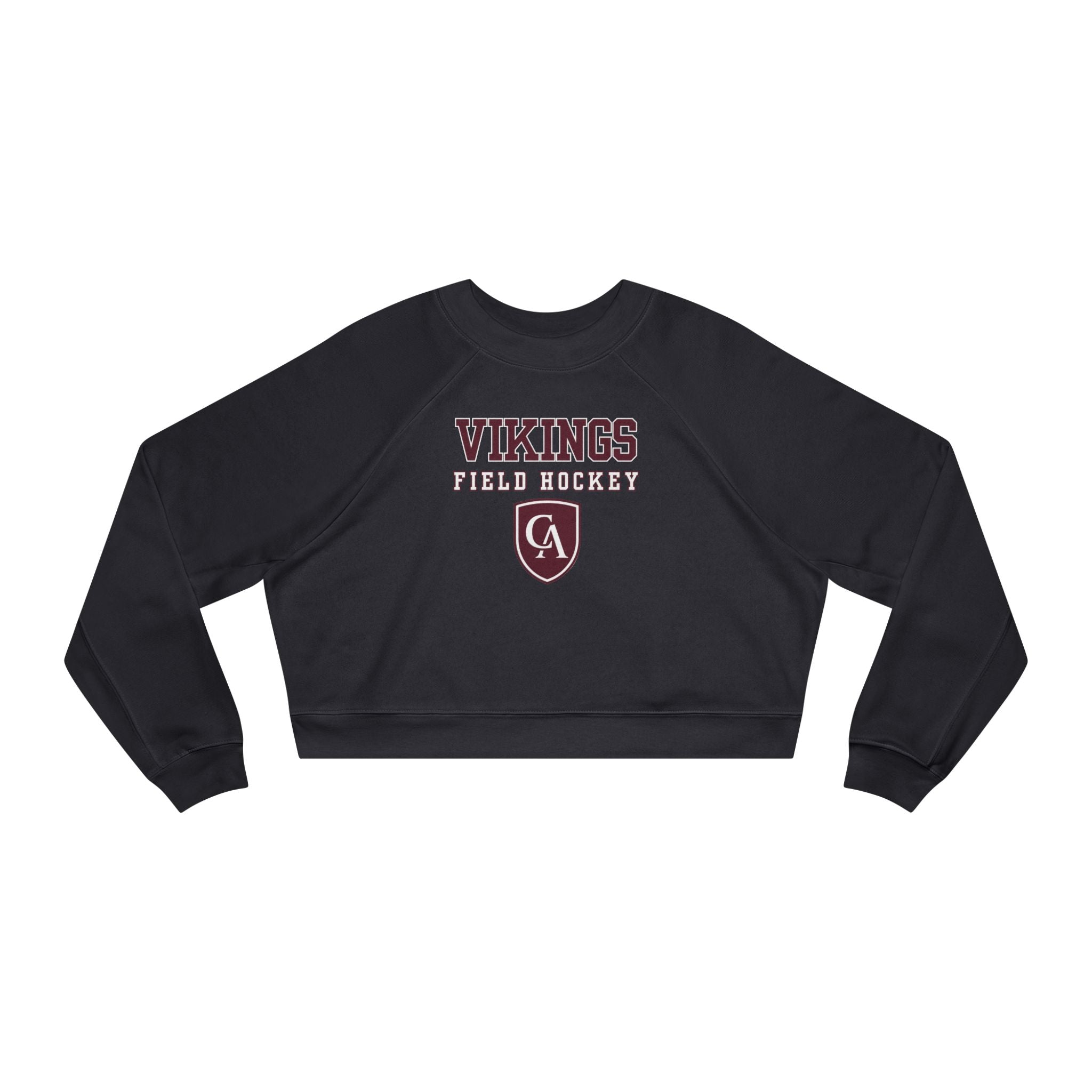 Women's Columbus Academy Field Hockey Graphic Cropped Fleece Bella + Canvas Sweatshirt